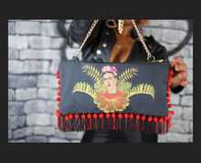 'Frida' inspired illustrated handbag WAS £65 now £35